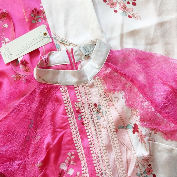 🍒NWT🍒 LIQUORISH ORIENTAL INSPIRED MINI DRESS - Picture 11 of 11